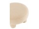 Béžová kulatá stolička Teddy Bouclé Beige - Ø 52*28 cm J-Line by Jolipa