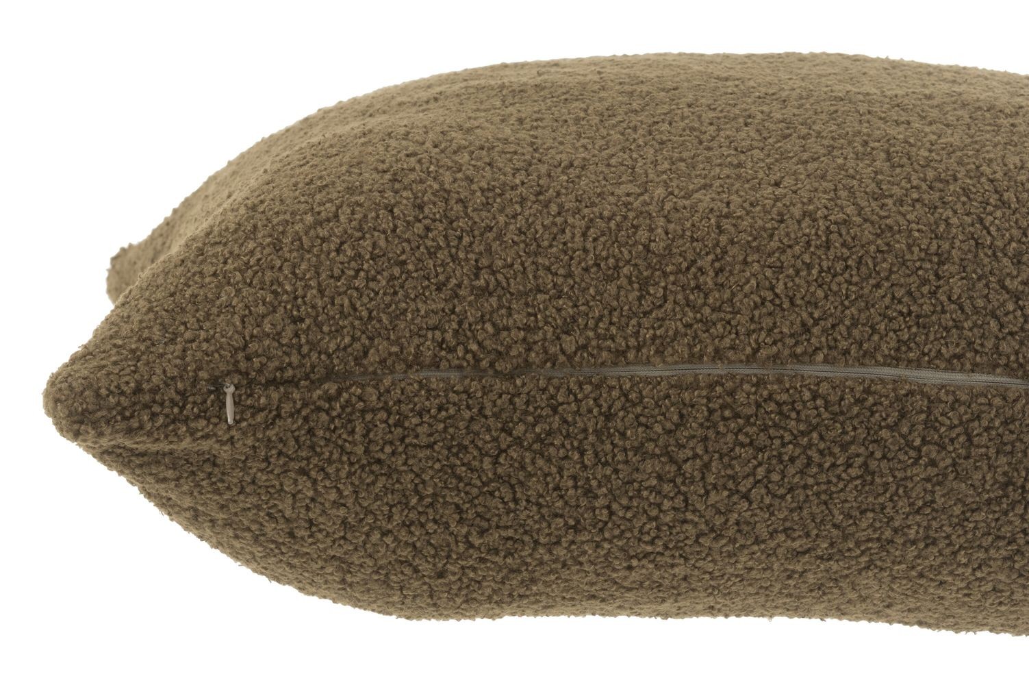 Tmavě zelený polštář Teddy Bouclé Green - 45*45 cm J-Line by Jolipa Tmavě zelený polštář Teddy Bouclé Green - 45*45 cm J-Line by Jolipa
