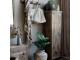 Zelená košíková jutová taška Basket Bag - 40*40*40/ 60 cm Chic Antique