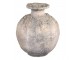 Šedo-béžová antik dekorační váza Grimaud M - Ø 32*39 cm Chic Antique
