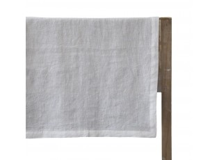 Béžový lněný ubrus Valine - 140*360 cm