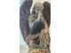 Béžovo-zelená antik dekorace socha anděla Angel Baroque - 41*45*65 cm Clayre & Eef