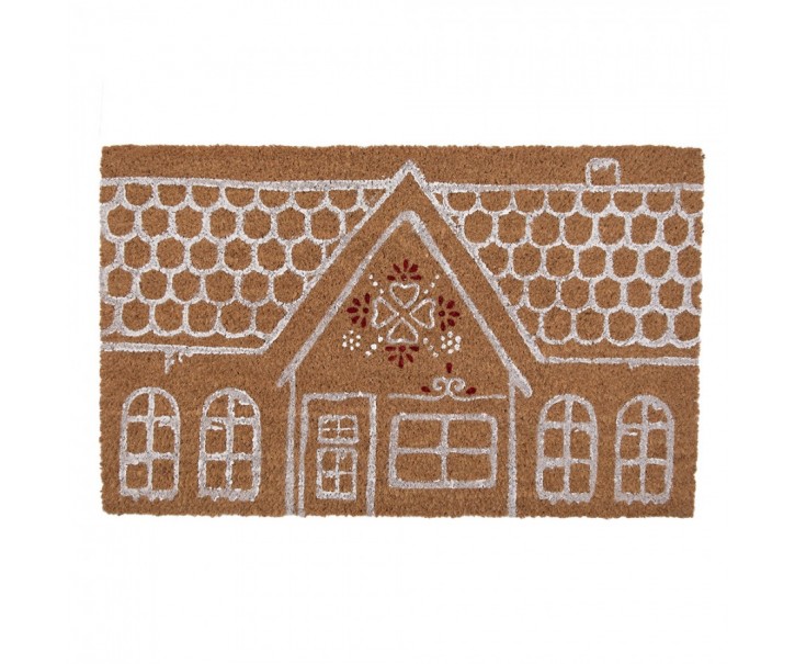Kokosová rohožka s domečkem - 75*45*1 cm Clayre & Eef