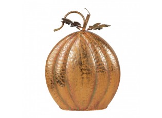 Oranžová kovová dekorace dýně Pumpkin - 34*15*42 cm