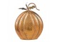 Oranžová kovová dekorace dýně Pumpkin - 34*15*42 cm Clayre & Eef