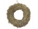 Přírodní dekorativní věnec s trávou Fleur - Ø 35 cm Chic Antique