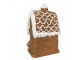 Vánoční perníková chaloupka s Led světýlky Gingerbread House - 22*18*39 cm Clayre & Eef