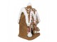 Vánoční perníková chaloupka s Led světýlky Gingerbread House - 22*18*39 cm Clayre & Eef