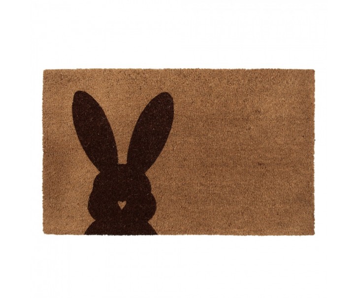 Kokosová rohožka s králíčkem Coconut Rabbit - 75*45*1 cm Clayre & Eef