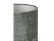 Šedé antracitové sametové stínidlo na lampu Gemstone - Ø 50* 38cm/ E27 Light & Living