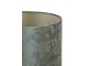 Šedé antracitové sametové stínidlo na lampu Gemstone - Ø 50* 38cm/ E27 Light & Living