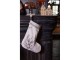 Béžová vánoční punčocha s jeleny Gentle Wilderness - 30*1*40 cm Clayre & Eef