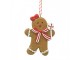 Hnědá vánoční ozdoba Perníček Gingerbread - 8*1*10 cm Clayre & Eef
