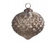 Skleněná vánoční ozdoba Éclat Bronze XS - 8*8 cm Clayre & Eef
