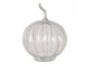Transparentní skleněná dýně Pumpkin s korálky M - Ø 15*19 cm Clayre & Eef