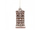 Závěsná svítící ozdoba perníková chaloupka Gingerbread House - 7*6*12/24 cm Clayre & Eef