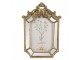 Zlatý antik fotorámeček se zrcátky a ornamenty Baroque - 15*3*22 cm / 10*15 cm Clayre & Eef