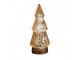 Měděný skleněný dekorační svítící stromek LED Tree - Ø 7*16 cm Clayre & Eef