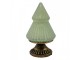 Zelený skleněný dekorační svítící stromek LED Tree - Ø 10*18 cm Clayre & Eef