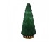 Zelený skleněný dekorační svítící stromek LED Tree - Ø 11*24 cm Clayre & Eef