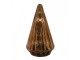 Měděný skleněný dekorační svítící stromek LED Tree - Ø 11*19 cm Clayre & Eef