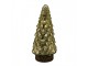 Zlatý skleněný dekorační svítící stromek LED Tree - Ø 8*16 cm Clayre & Eef