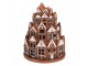 Svítící perníková věž z chaloupek Gingerbread House - Ø 21 * 26 cm/ 3*AAA Clayre & Eef