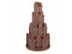 Svítící perníková věž z chaloupek Gingerbread House - Ø 18 * 33 cm/ 3*AAA Clayre & Eef