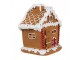 Vánoční perníková chaloupka s Led světýlky Gingerbread House - 11*9*13 cm Clayre & Eef