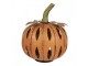 Oranžová kovová dekorace dýně Pumpkin s Led světýlky - 28*34 cm Clayre & Eef