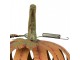 Oranžová kovová dekorace dýně Pumpkin s Led světýlky - 28*34 cm Clayre & Eef