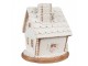 Cukrová perníková chaloupka s Led světýlky Gingerbread House - 17*16*17 cm / 3*AAA Clayre & Eef