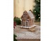 Vánoční perníková chaloupka s Led světýlky Gingerbread House - 15*12*17cm/ 3*AA Clayre & Eef