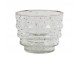 Čirý skleněný svícen Bellary stone - Ø 12*10 cm Light & Living