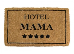 Ručně vyrobená rohožka z kokosových vláken Hotel Mama - 75*45*4cm