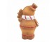 Hnědá vánoční dekorace Perníček Gingerbread - 9*6*15 cm Clayre & Eef