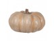 Béžová antik dekorace dýně Pumpkin Carbassa - Ø 22*13 cm Clayre & Eef
