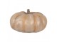 Béžová antik dekorace dýně Pumpkin Carbassa - Ø 22*13 cm Clayre & Eef