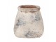 Dekorativní béžový antik terakotový květináč Teracci L - 18*18*17 cm Clayre & Eef