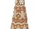 Dekorace vánoční perníkový stromek Gingerbread Tree - Ø 14*37 cm Clayre & Eef