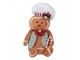 Hnědá vánoční plyšová dekorace Perníček Gingerbread - 19*14*35 cm Clayre & Eef