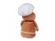 Hnědá vánoční plyšová dekorace Perníček Gingerbread - 19*14*35 cm Clayre & Eef