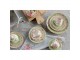Růžový porcelánový šálek s podšálkem Laverne - Ø 15*8 / 250 ml Clayre & Eef