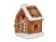 Keramická perníková chaloupka s perníčkem Gingerbread House - 11*7*16 cm Clayre & Eef