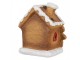 Keramická perníková chaloupka s perníčkem Gingerbread House - 11*7*16 cm Clayre & Eef
