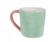 Zelený keramický hrnek v dekoru chaloupky - 13*9*9 cm / 350 ml Clayre & Eef