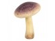 Béžovo-fialová dekorace houba Mushroom - Ø 9*12 cm Clayre & Eef