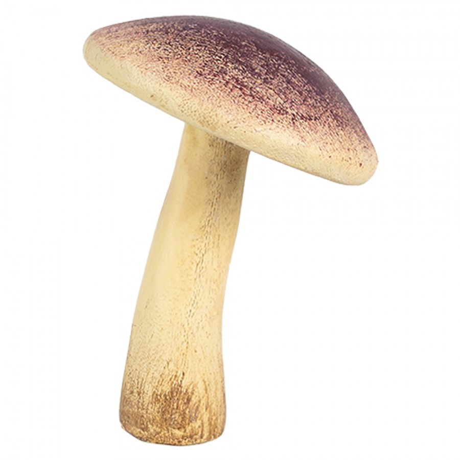 Béžovo-fialová dekorace houba Mushroom - Ø 9*12 cm Clayre & Eef Béžovo-fialová dekorace houba Mushroom - Ø 9*12 cm Clayre & Eef