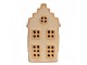 Béžový porcelánový svítící domek - 6*6*11 cm Clayre & Eef
