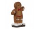 Hnědá vánoční dekorace Perníček Gingerbread - 10*5*15 cm Clayre & Eef